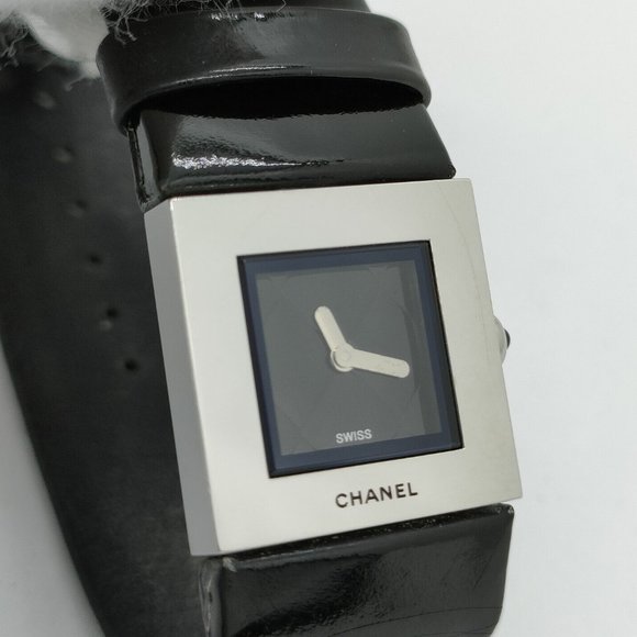 CHANEL Black Silver Matrasse 18mm Women's Watch - Picture 3 of 16
